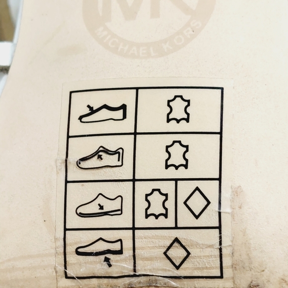 Michael Kors White Strappy Ankle Boots Open Toe High Heels M657 - Picture 12 of 13